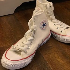 White High Top Converse